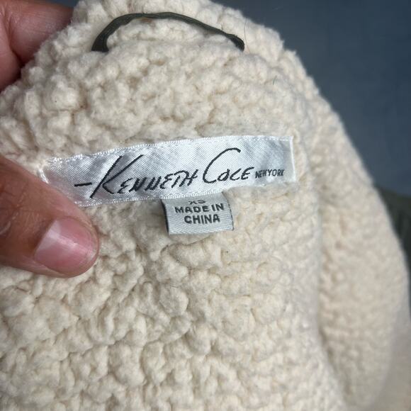 Kenneth Cole G-III Sherpa Lined Quilted Puffer Full Zip Mid Length Jacket W-01 - Picture 11 of 13